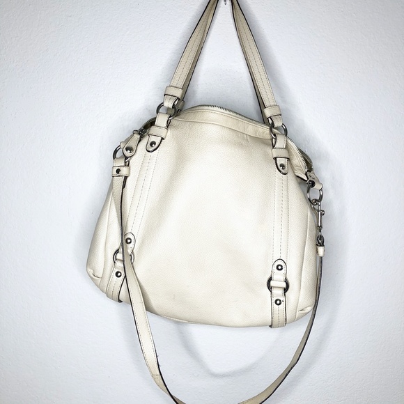 Coach Alexandra Convertible Leather Hobo Handbag - Picture 11 of 11
